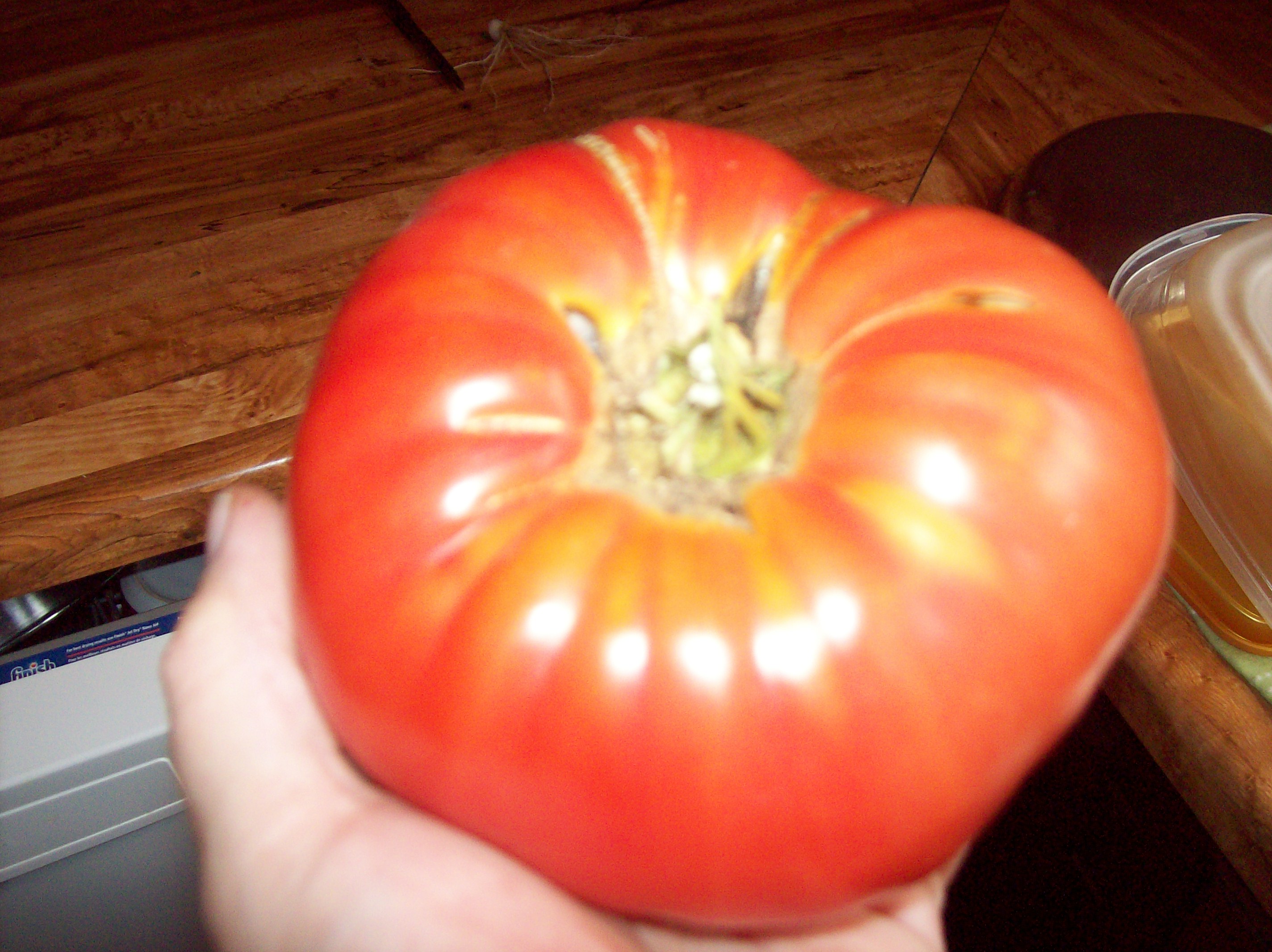 big ripe tomato